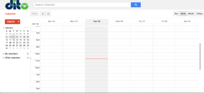 google calendar time slots